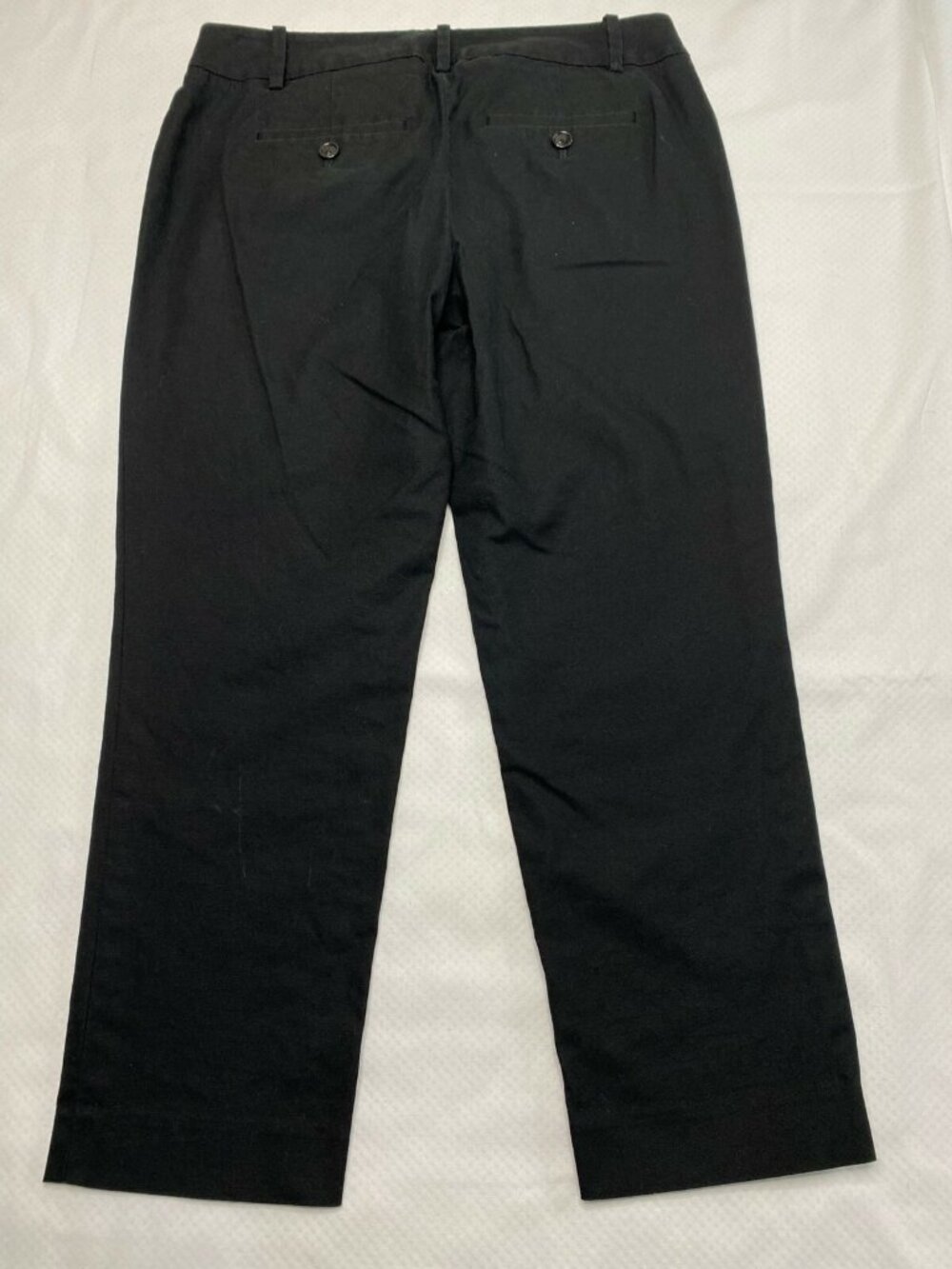 Ann Taylor Loft Black Marisa Petite 2P Straight-Leg Dress Pants Womens Work Trou - Picture 12 of 13